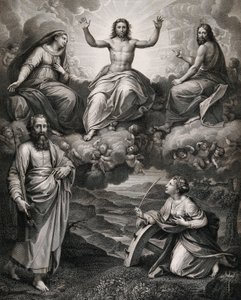 使徒セントポールとキリスト 作： Raffaello Sanzio Raphael